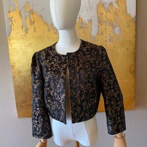 Ann Taylor Loft Jacquard Bolero Jacket- SZ 14
